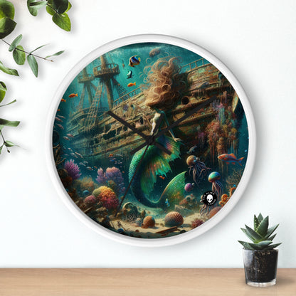 "El tesoro de la sirena: explorando el naufragio hundido" - El reloj de pared alienígena