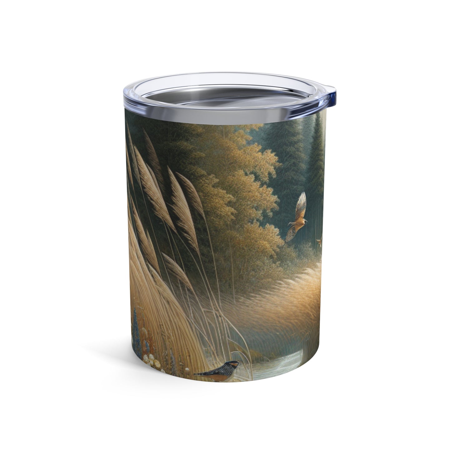 "Renacimiento y decadencia: una instalación de arte sostenible" - The Alien Tumbler 10oz Environmental Art