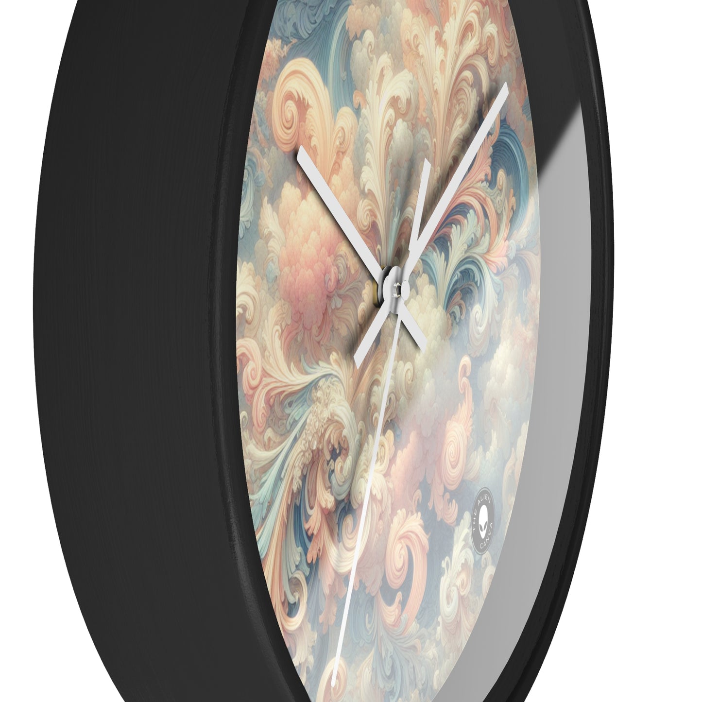 "Rococo Reverie: A Luxurious Ballroom Scene" - The Alien Wall Clock Rococo