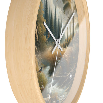 "Rebirth and Decay: A Sustainable Art Installation" - The Alien Wall Clock Environmental Art