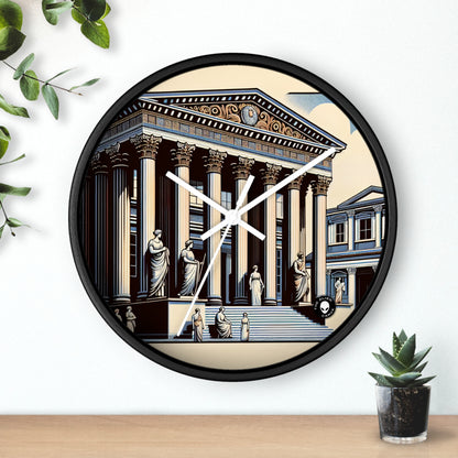 "Neoclassical Urban Elegance" - The Alien Wall Clock Neoclassicism