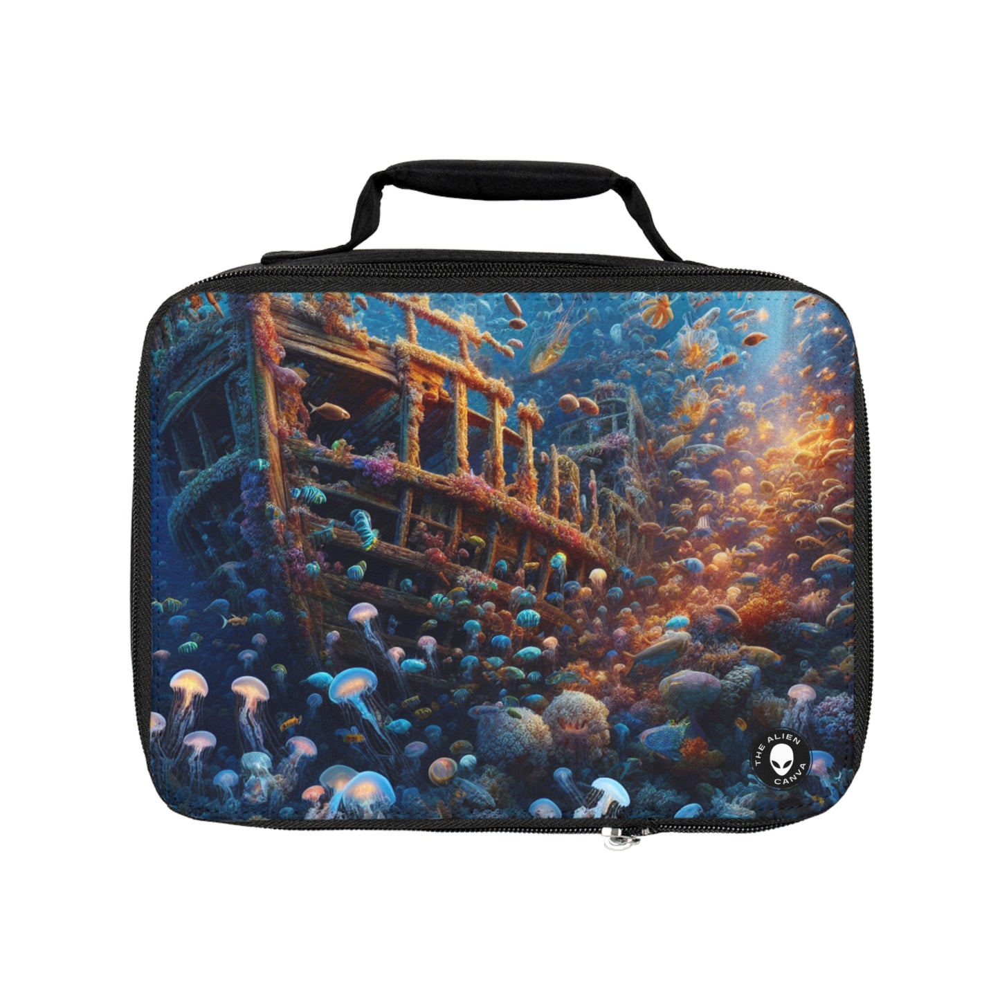 "Enigmatic Underwater World"- The Alien Lunch Bag