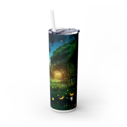 "Firefly Dusk" - The Alien Maars® Skinny Tumbler with Straw 20oz