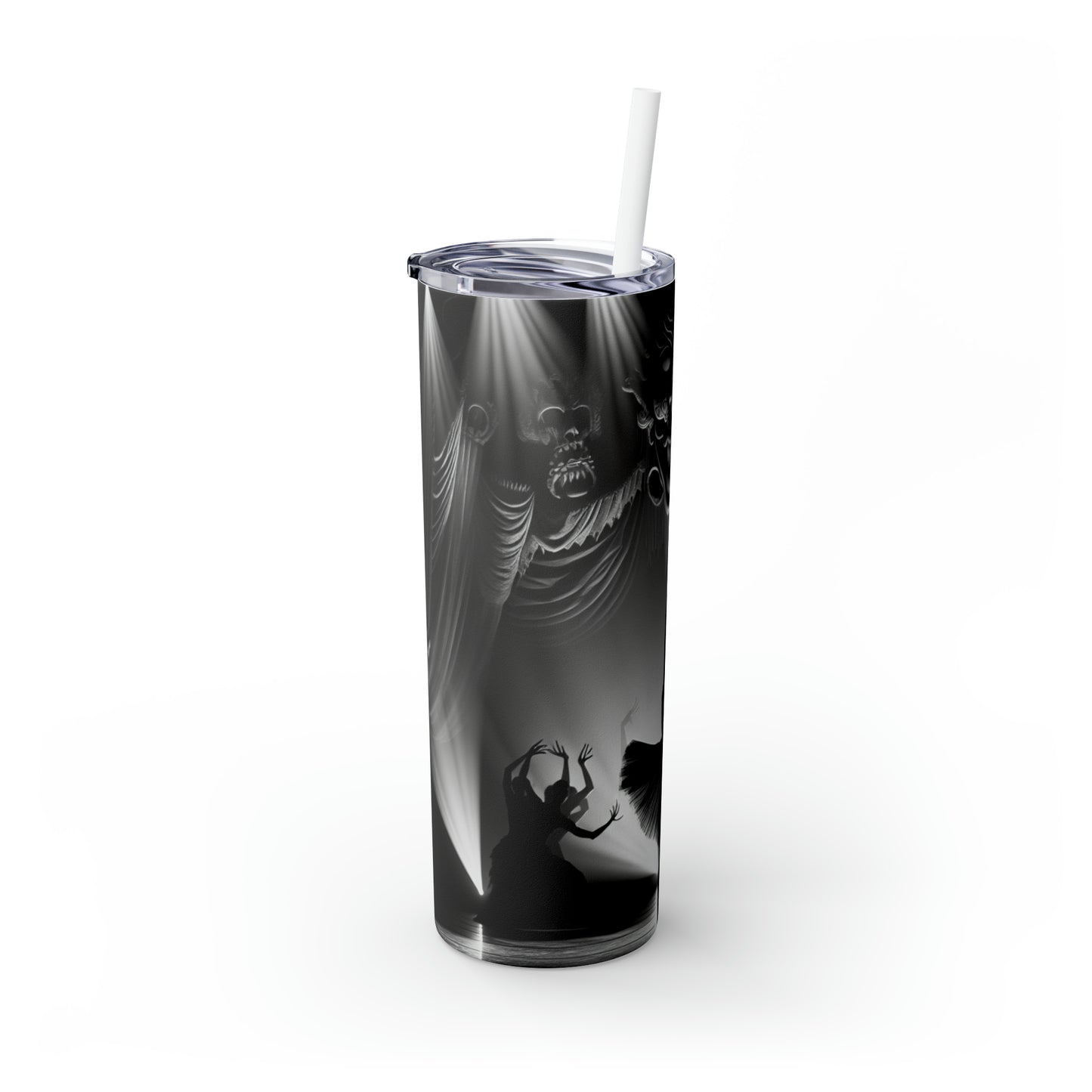 "Danse sous les projecteurs". - The Alien Maars® Skinny Tumbler avec paille 20oz