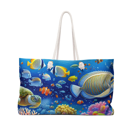 "Tropical Paradise: Underwater Wonderland" - The Alien Weekender Bag