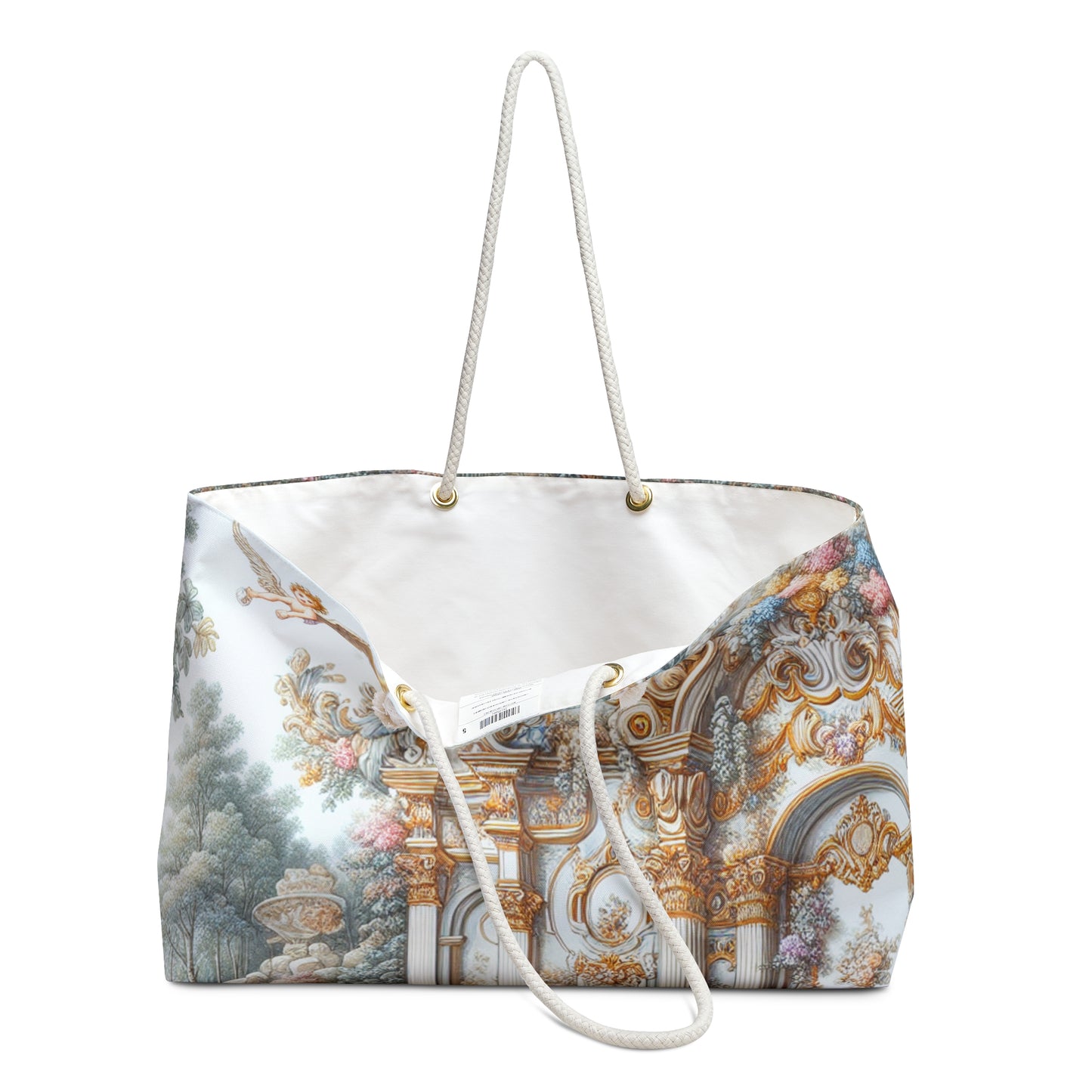 "A Garden of Rococo Delights: A Whimsical Extravaganza" - The Alien Weekender Bag Rococo