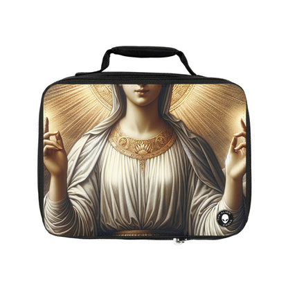 "The Radiant Madonna" - The Alien Lunch Bag Religious Art