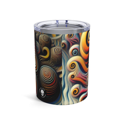 "La danza onírica de Time Island" - The Alien Tumbler 10oz Surrealism