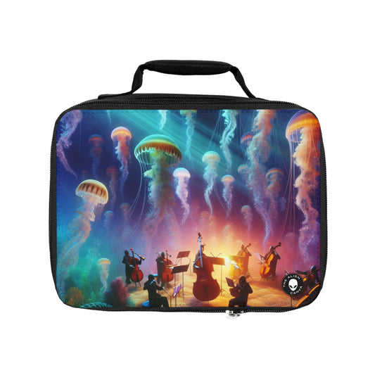 "Jellyfish Serenade: An Underwater Symphony"- The Alien Lunch Bag