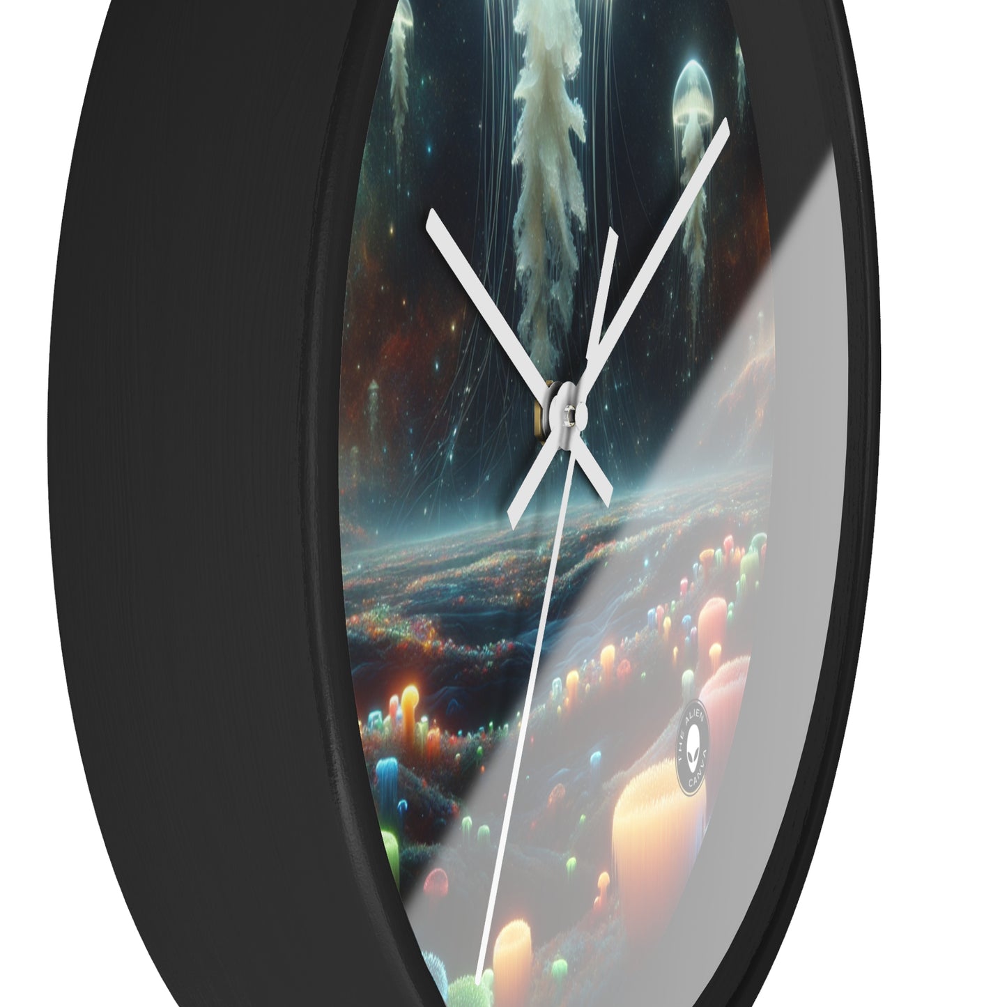 Jellyfish Dreamscape - The Alien Wall Clock