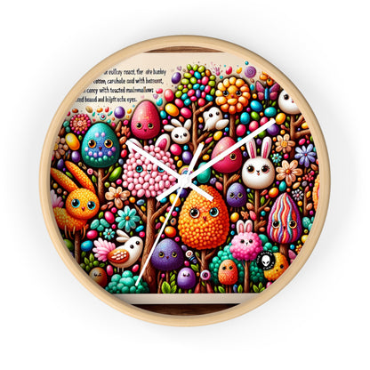 "Jellybean Forest Fantasy" - The Alien Wall Clock