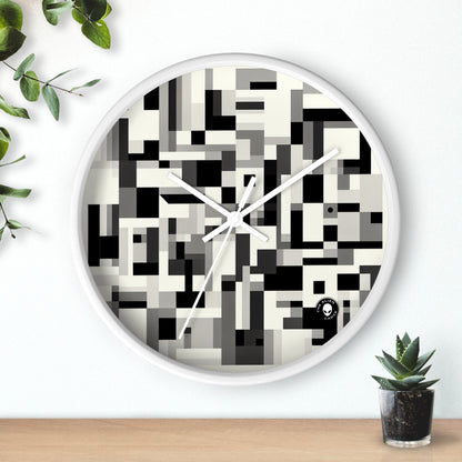 "Cityscape in Analytical Cubism" - The Alien Wall Clock Analytical Cubism