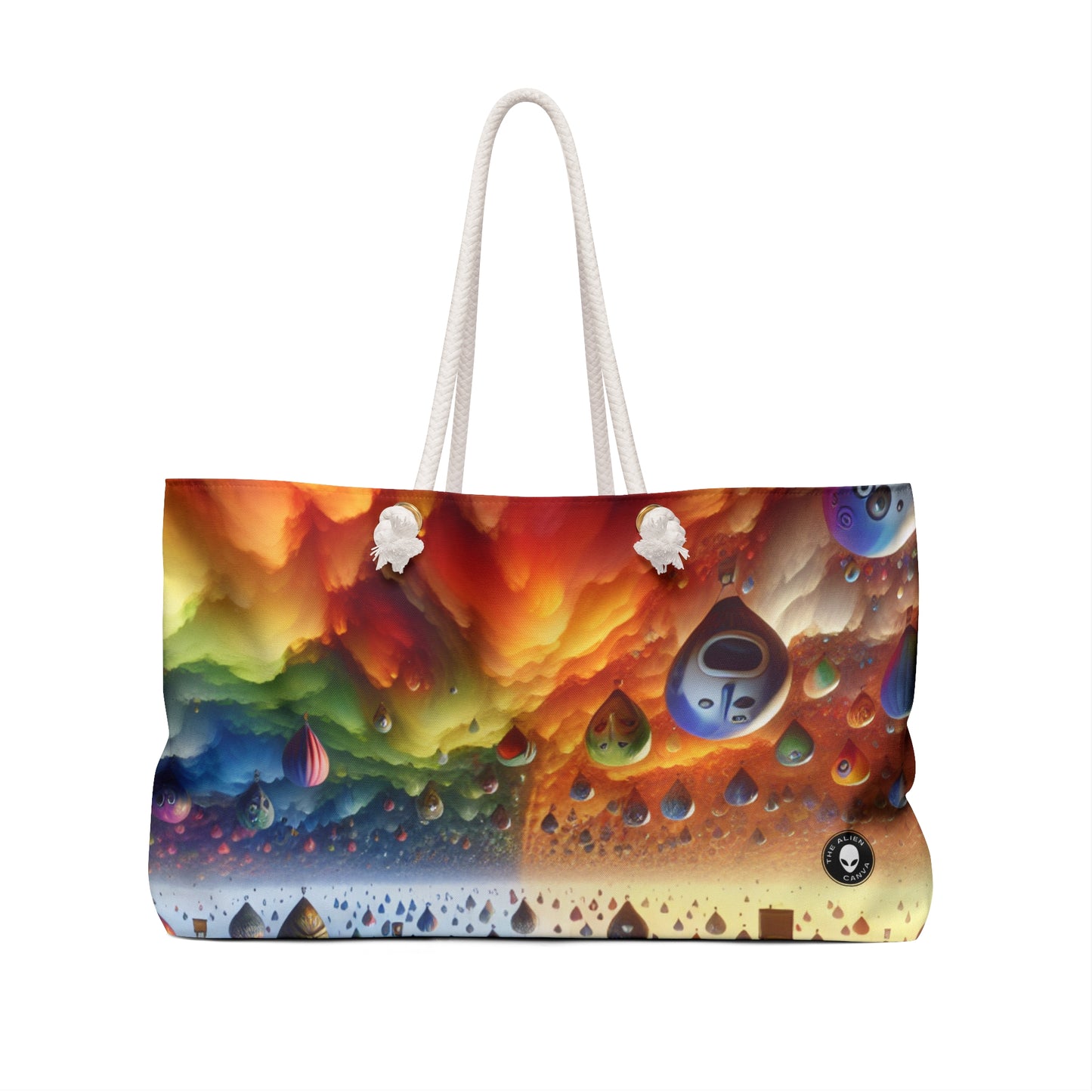 "Horizonte emocional: un paisaje surrealista en forma de globo" - The Alien Weekender Bag