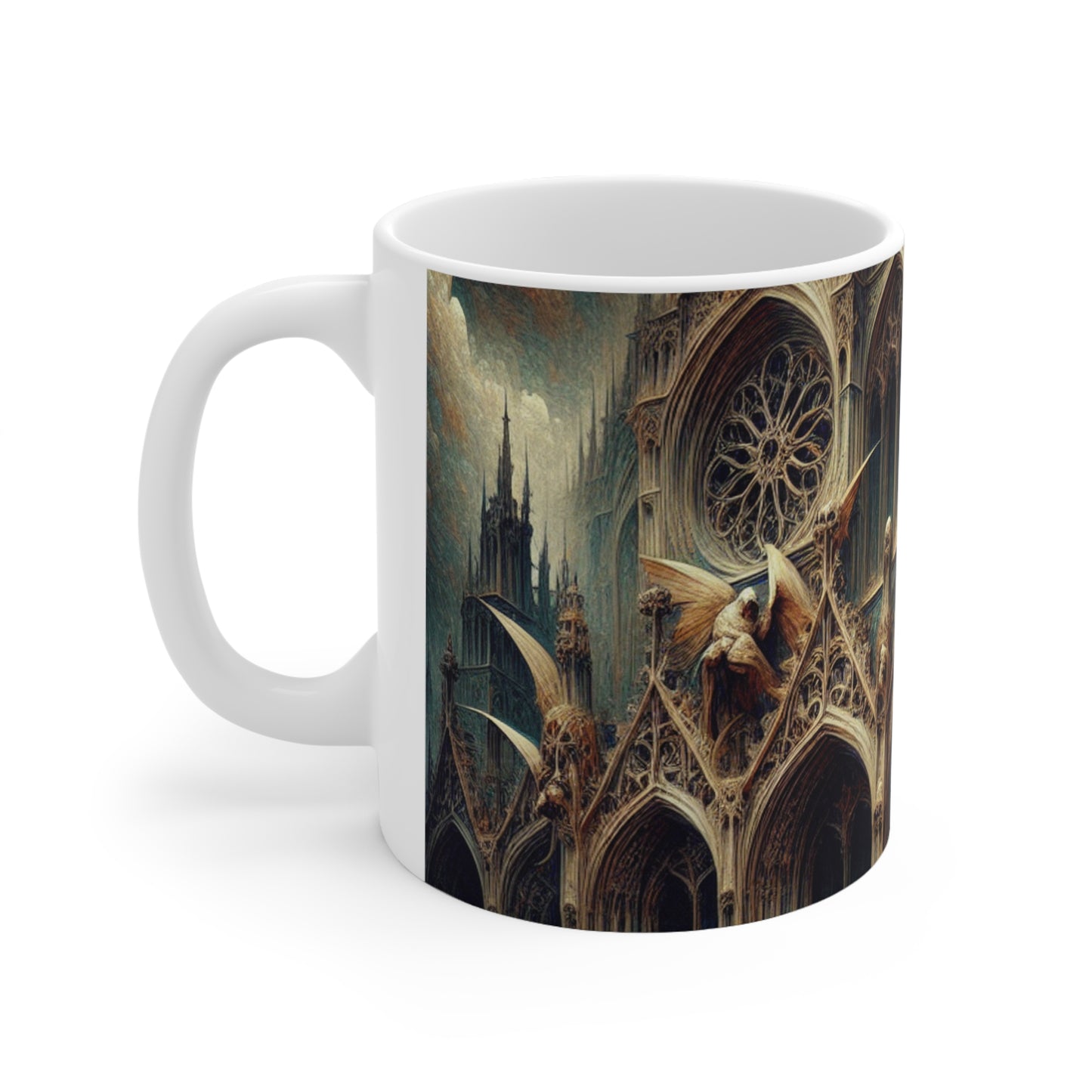 - Taza de cerámica The Alien 11oz Arte gótico