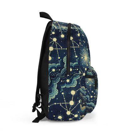 "Dotting the Heavens" - La mochila alienígena estilo puntillismo