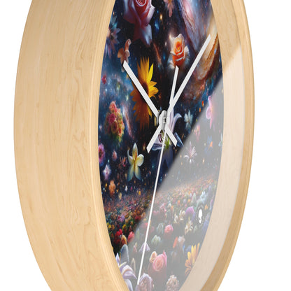 "Floral Constellations" - The Alien Wall Clock