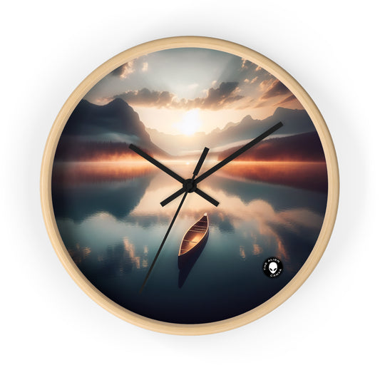 "Tranquil Morning" - The Alien Wall Clock