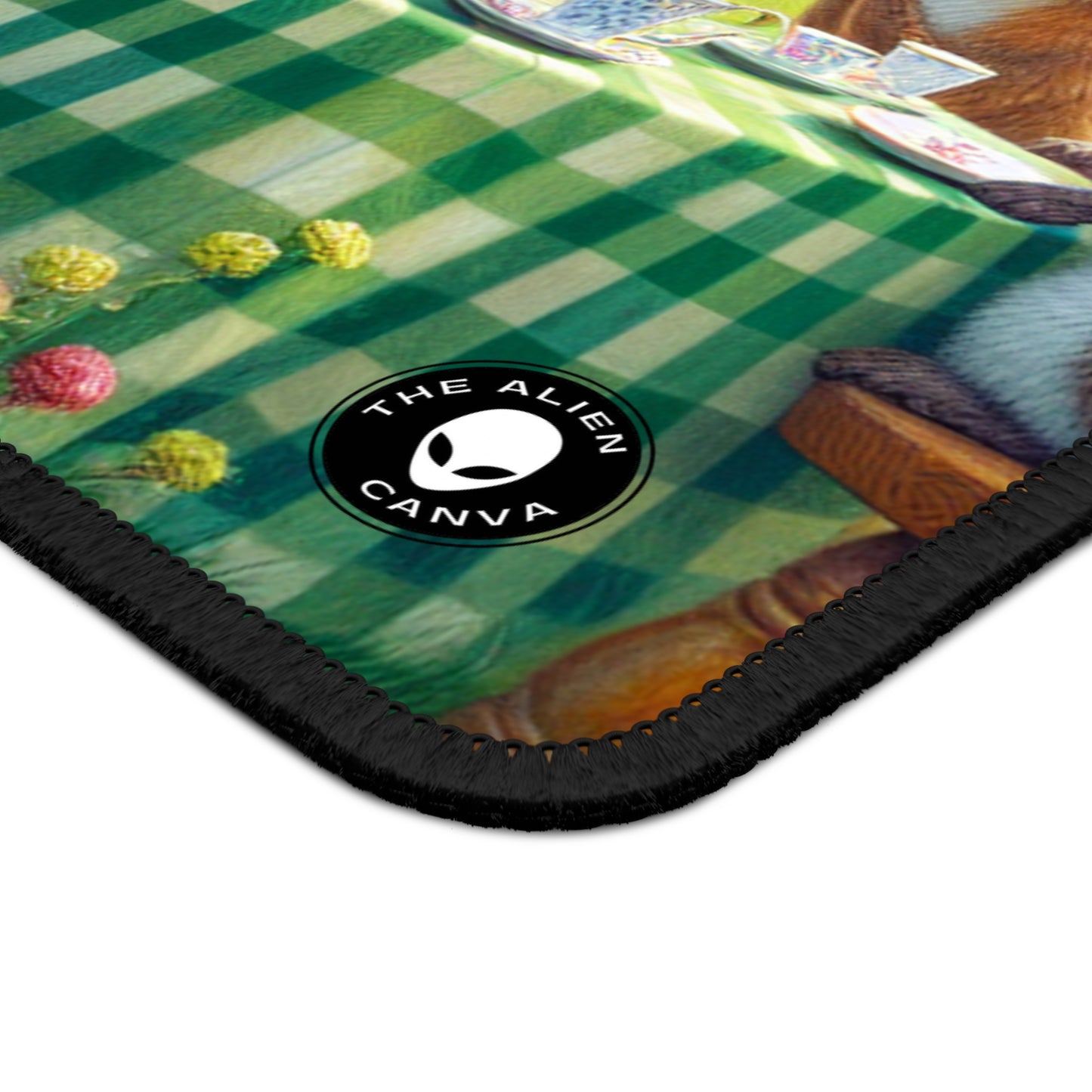 "Enchanted Meadow Tea Party" - Le tapis de souris de jeu Alien