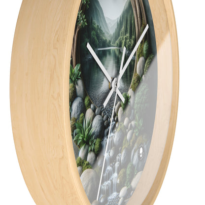 "Eco-Unity: A Multi-Sensory Sculptural Journey" - The Alien Wall Clock Environmental Sculpture