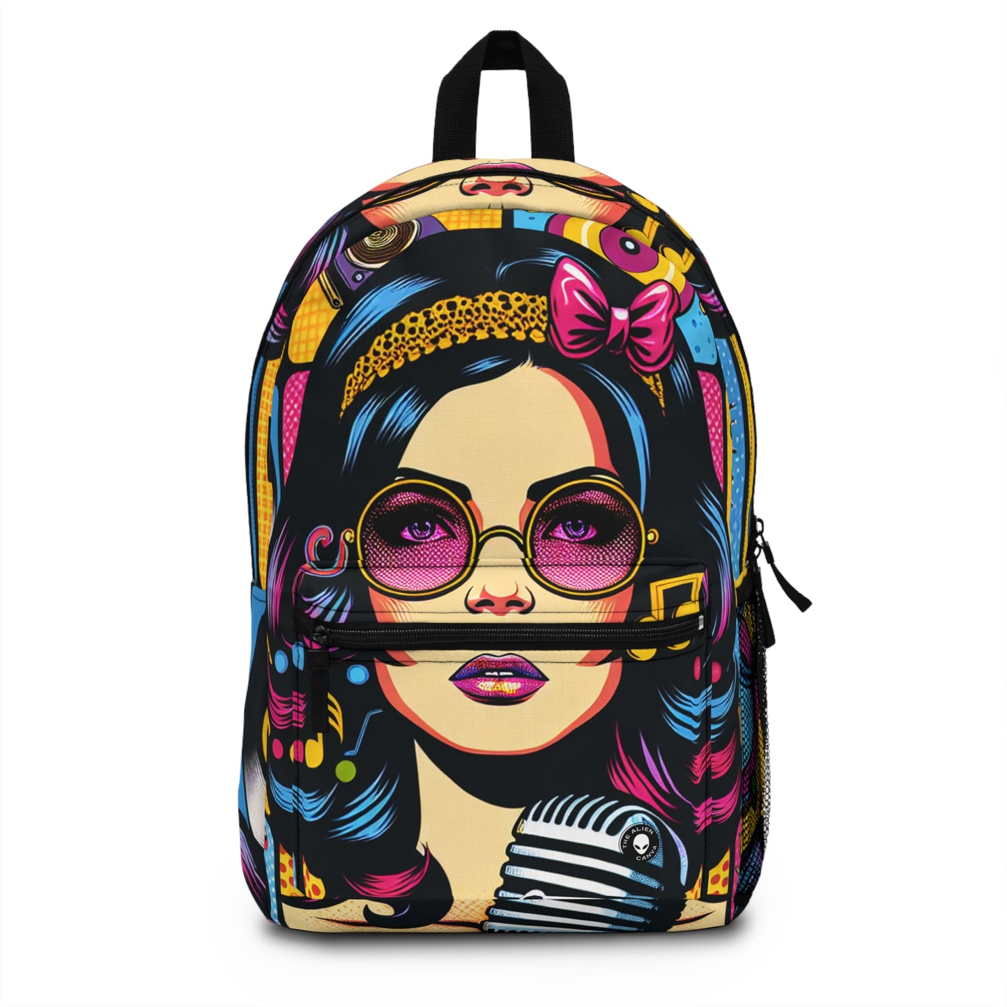 "Celebrating Pop Iconography: A Retrospective Portrait" - The Alien Backpack