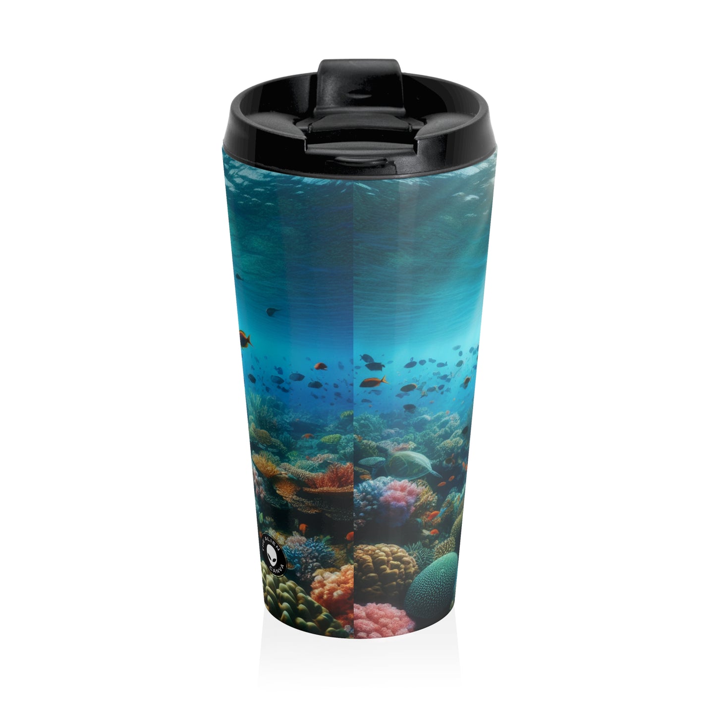 "Underwater Symphony" - The Alien Stainless Steel Travel Mug