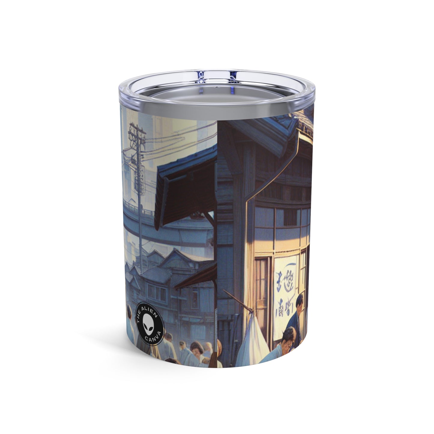 "Unité dans la diversité : Jardin communautaire" - The Alien Tumbler 10oz Réalisme social