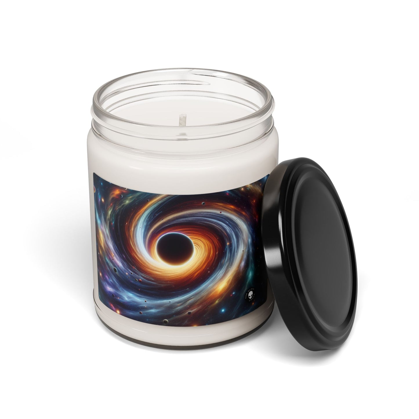 "Galactic Vortex: The Colorful Dance of Stars and Planets" - The Alien Scented Soy Candle 9oz