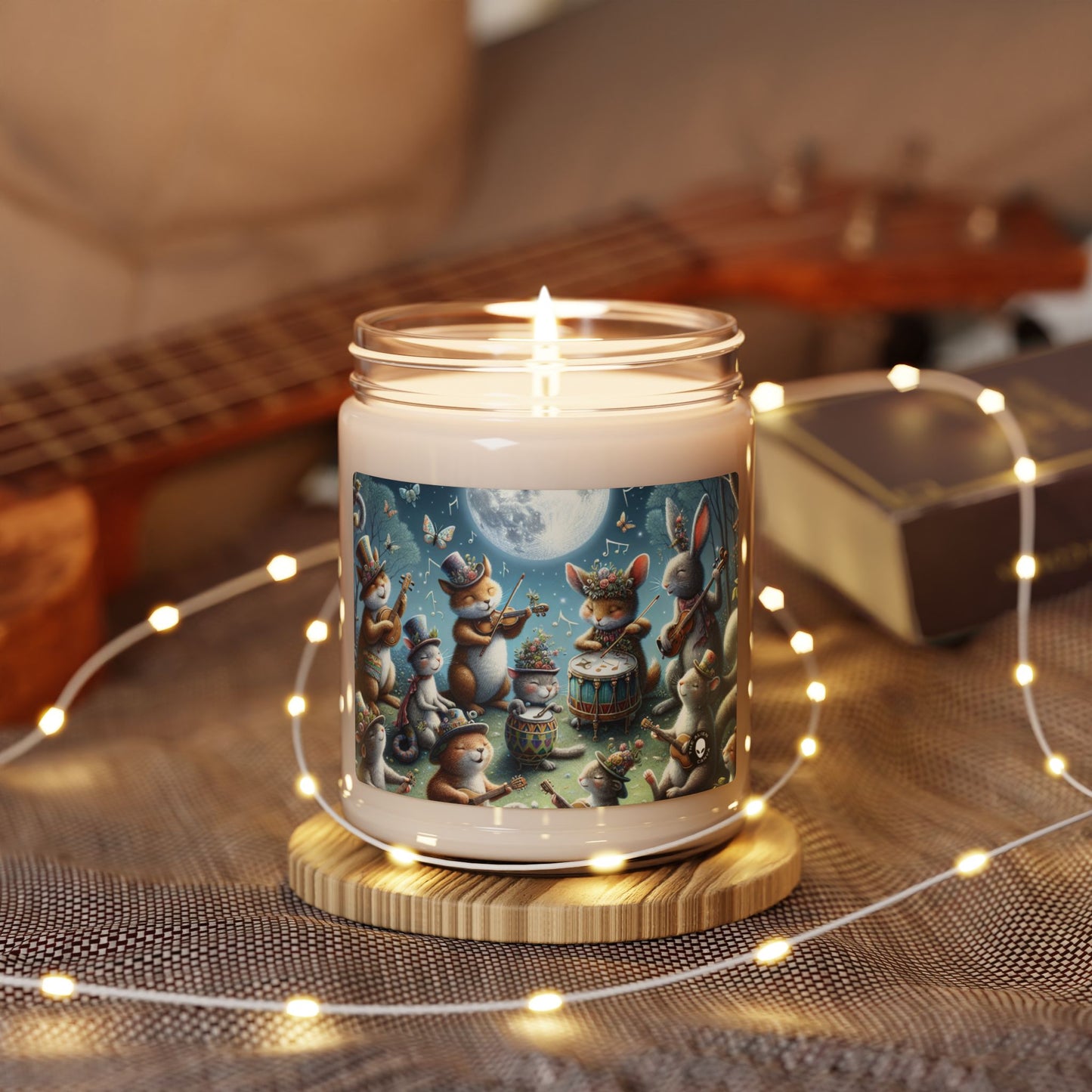 "Moonlit Melodies in the Enchanted Forest" - The Alien Scented Soy Candle 9oz