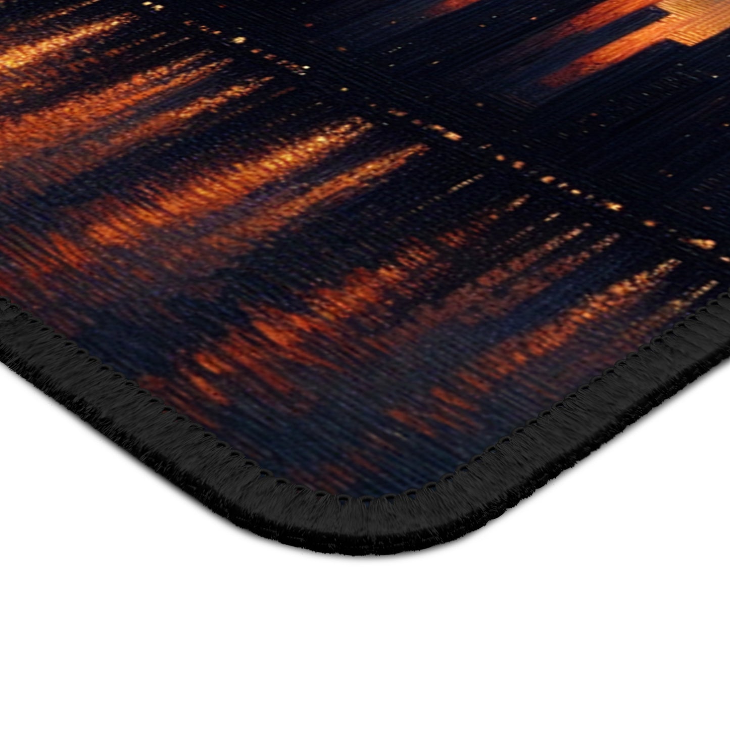 "The City Aglow" - Le tapis de souris Alien Gaming style post-impressionnisme