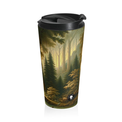 "Tranquil Forest Glen" - The Alien Stainless Steel Travel Mug