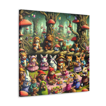 "Fantastical Forest Picnic: Animal Fashion Show" - The Alien Canva