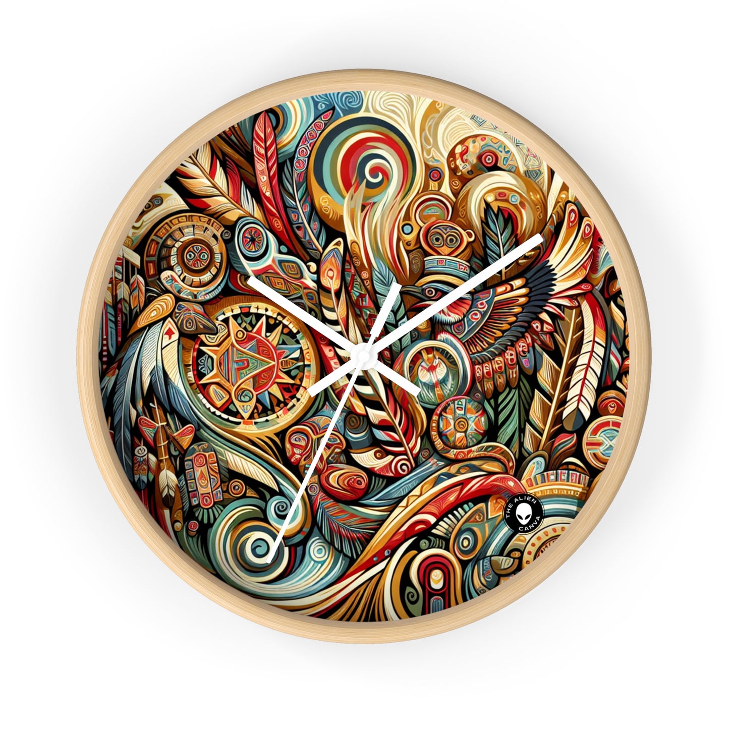 « Sud-Ouest sacré : une célébration de l'art autochtone » - The Alien Wall Clock Indigenous Art
