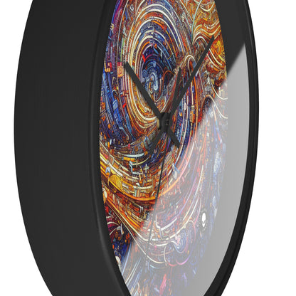 'Cyber ​​Journeys' - El reloj de pared alienígena Arte digital