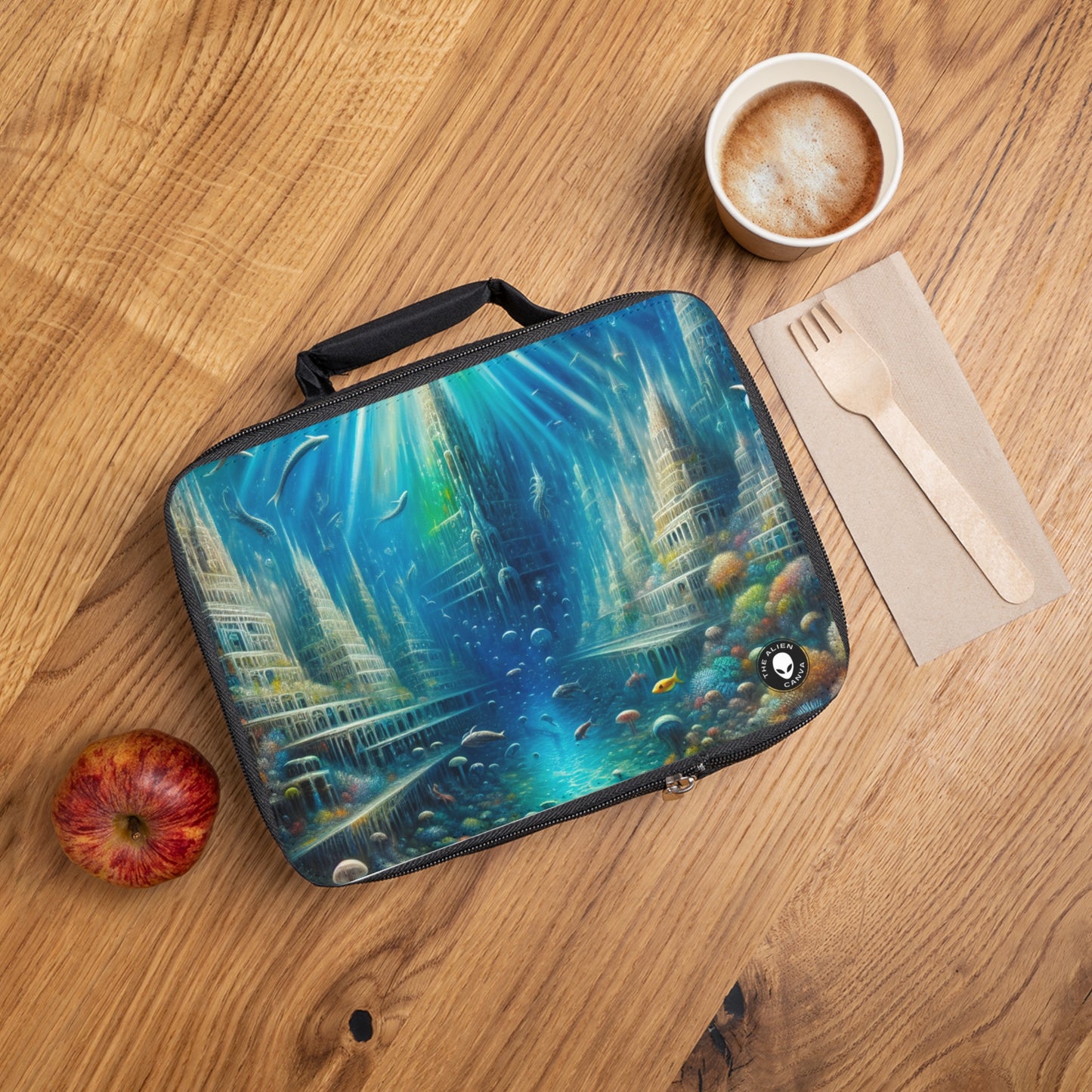 "Enchanted Underwater City"- The Alien Lunch Bag