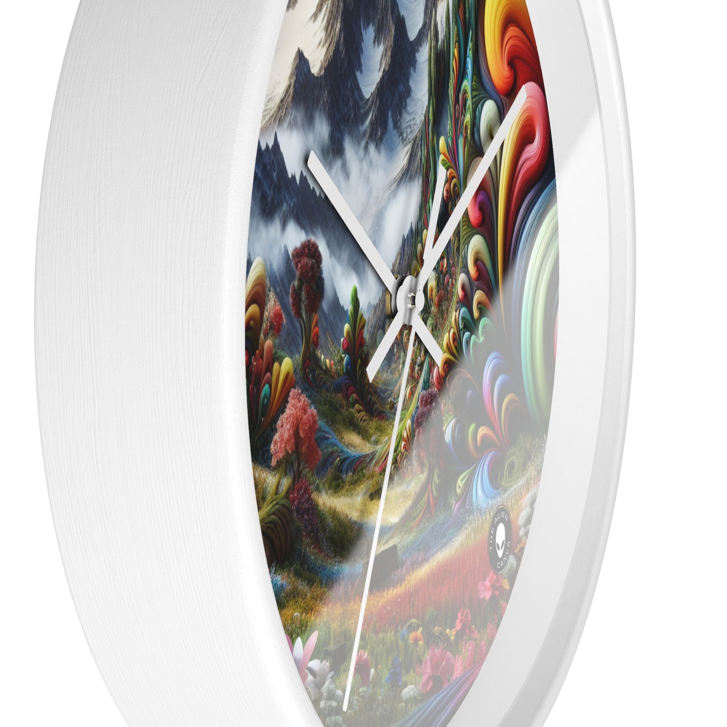 "Candy Mountains and Whimsical Valleys" - The Alien Wall Clock