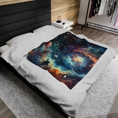 "Galactic Explorer" - The Alien Velveteen Plush Blanket