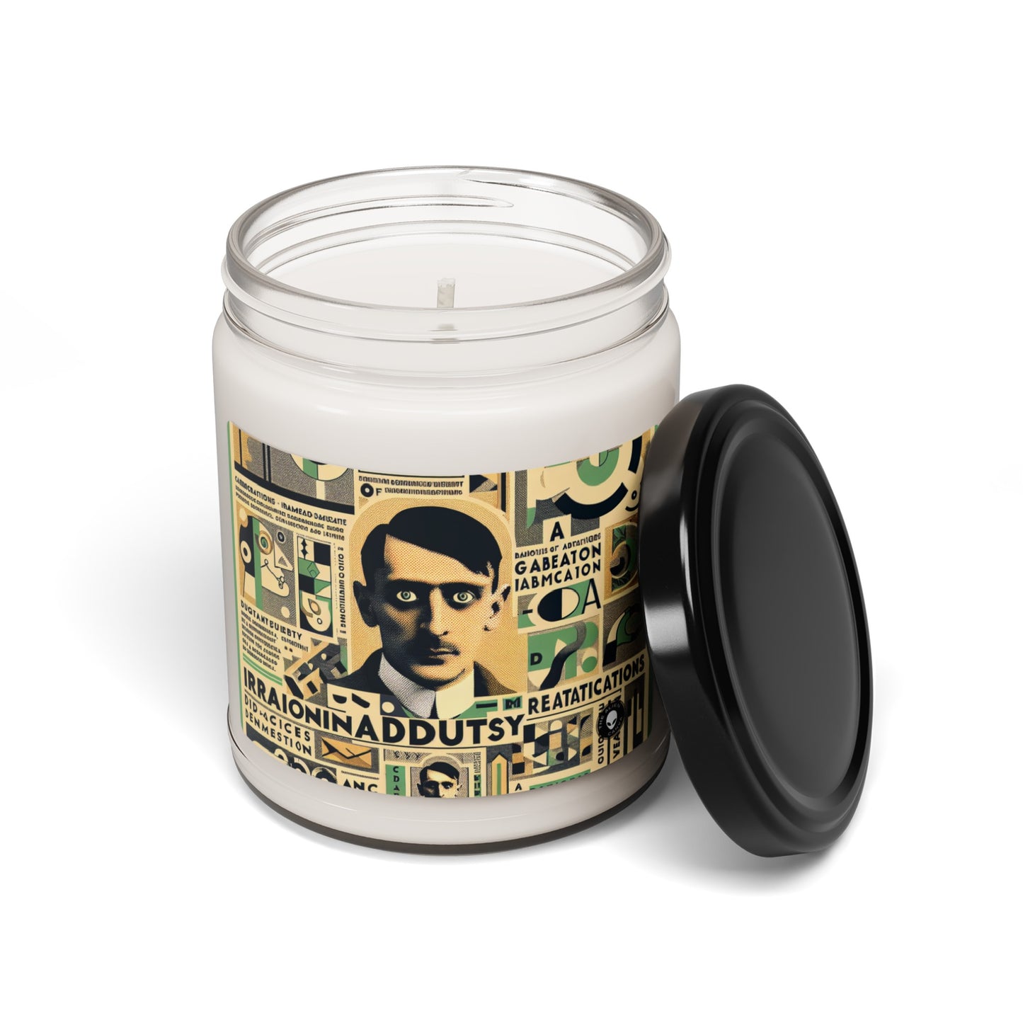 "Cacophony of Mundane Madness: A Dadaist Collage" - The Alien Scented Soy Candle 9oz Dadaism