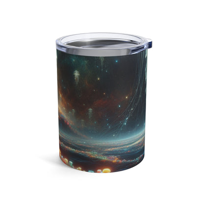 Paisaje onírico de medusas: vaso extraterrestre de 10 oz