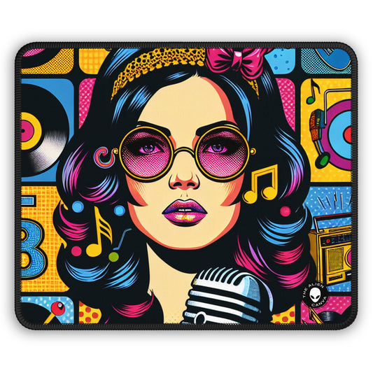 "Celebrando la iconografía pop: un retrato retrospectivo" - The Alien Gaming Mouse Pad Pop Art