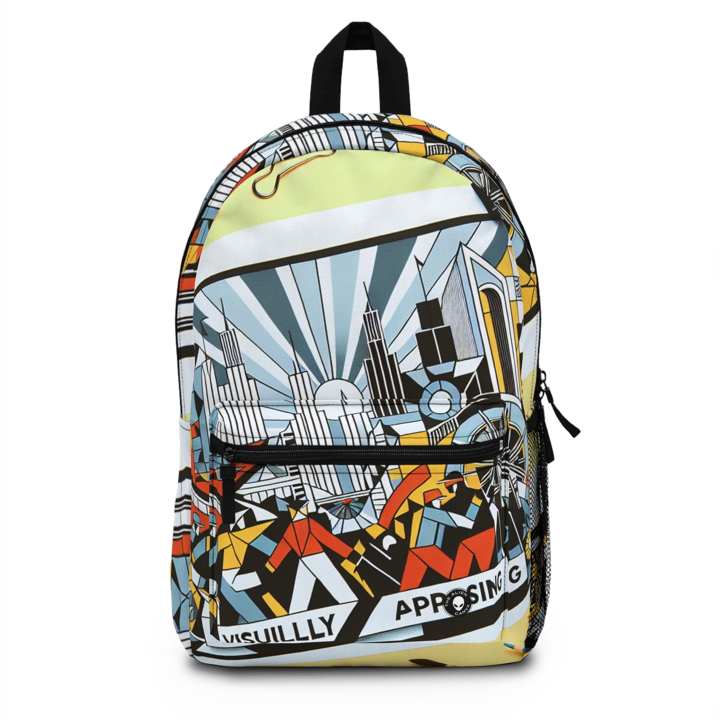 "Constructive City: A Vibrant Celebration of Urban Progress" - The Alien Backpack Constructivism