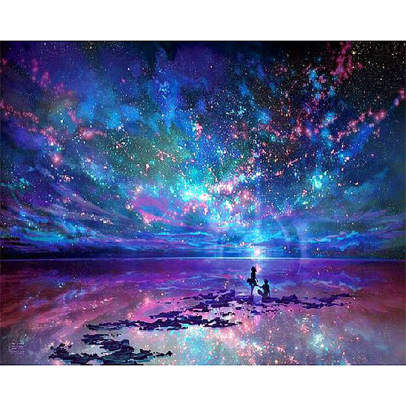 Pintura De Diamantes Cielo Estrellado