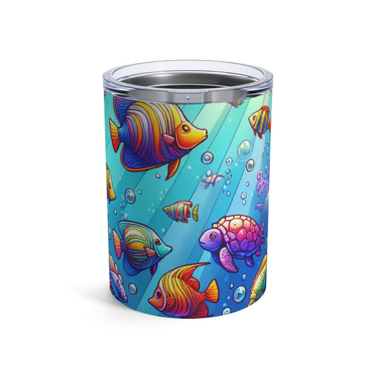 "Seaside Soiree: A Dance Party Under the Sea" - The Alien Tumbler 10oz