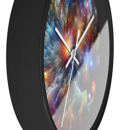 "Galactic Creation: A Kaleidoscope of Cosmic Wonder" - The Alien Wall Clock