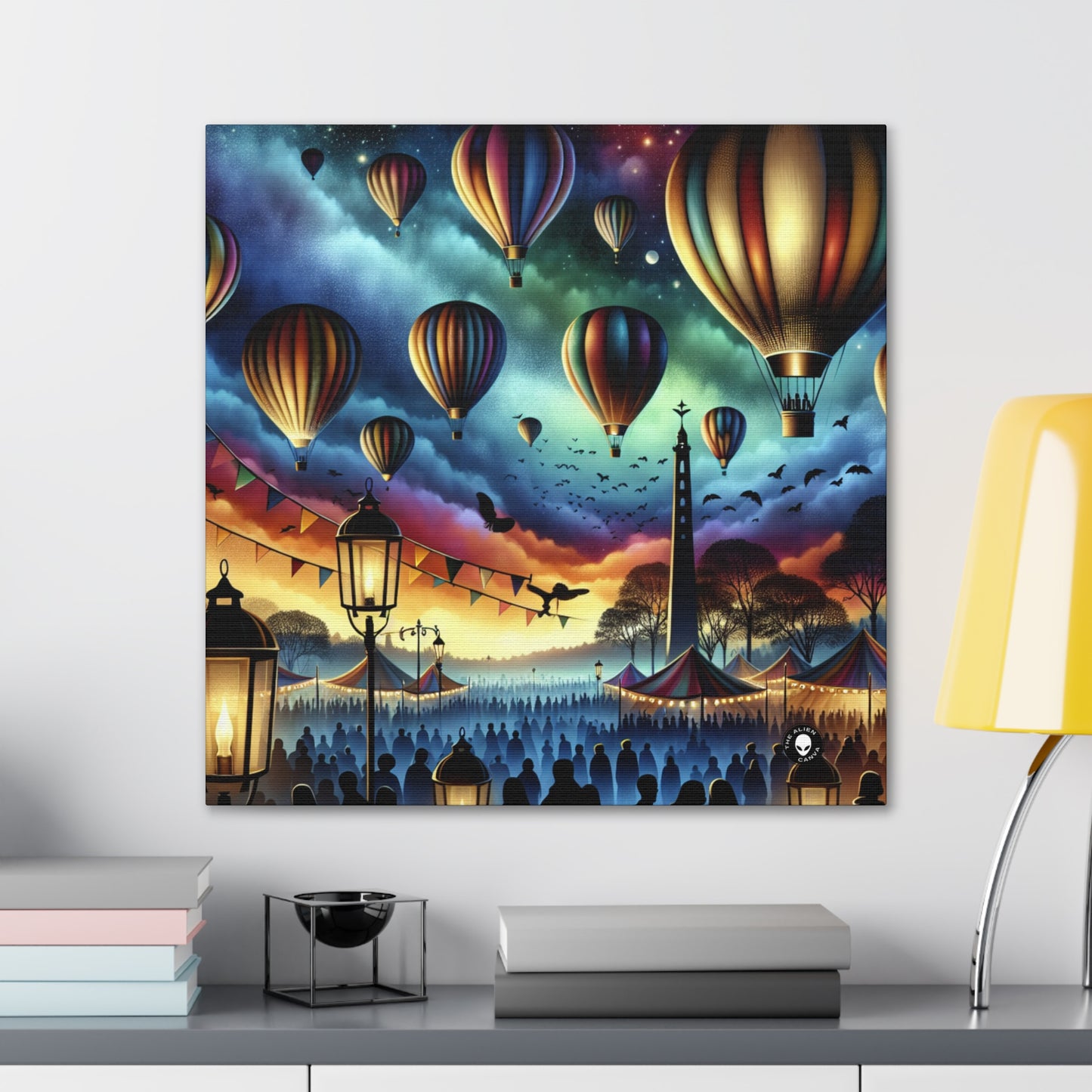 « Ballons majestueux au crépuscule » – The Alien Canva