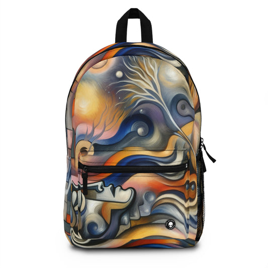 "Everyday Enchantment: A Surreal World in Motion" - The Alien Backpack Surrealist Automatism