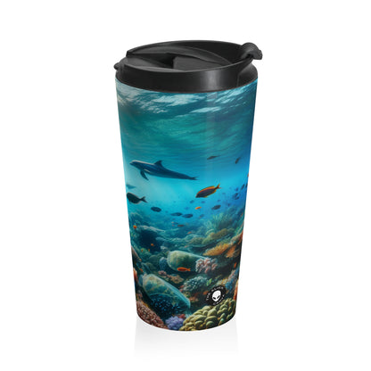 "Underwater Symphony" - The Alien Stainless Steel Travel Mug