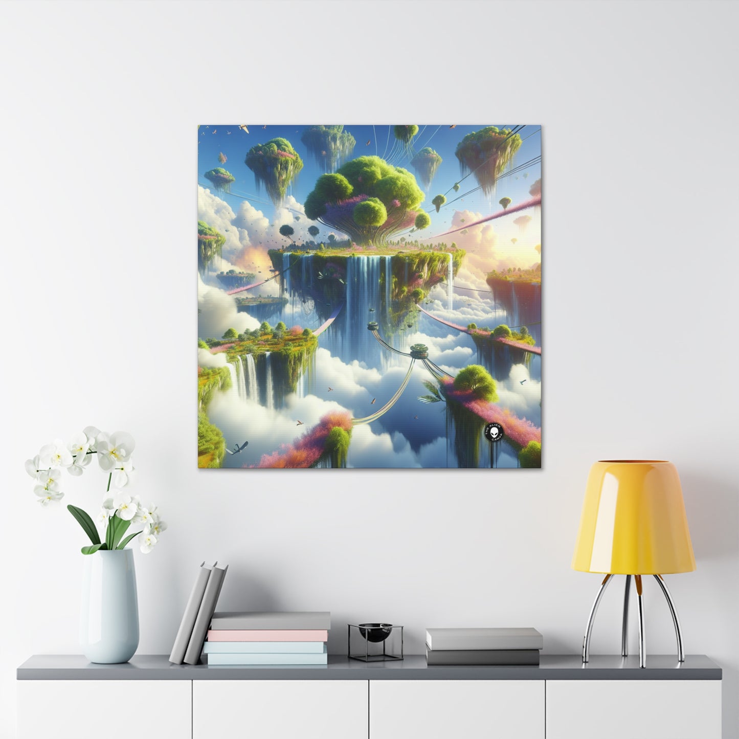 "Sky Islands: A Surreal Paradise" - The Alien Canva