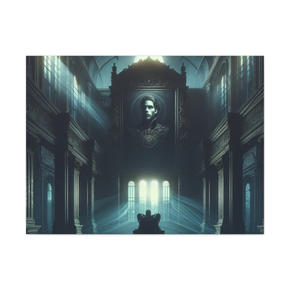 "Moonlight Shadow: A Gothic Portrait" - El estilo artístico gótico de Alien Canva