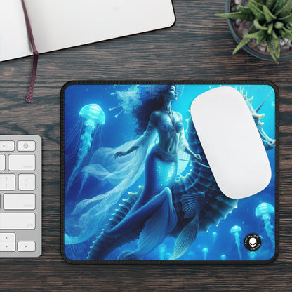 "Mermaid Magic: Journey with the Giant Seahorse" - The Alien Gaming Mouse Pad