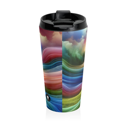 "Emotionally Charged Dreamscape" - The Alien Stainless Steel Travel Mug